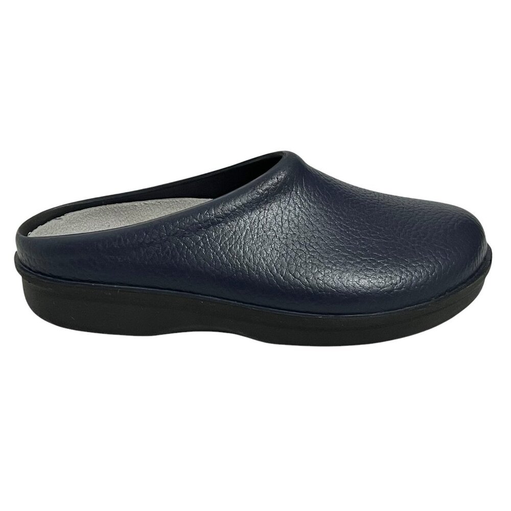 Klogs Slip On Shoes Womans Size 6 Navy Blue Mule Clogs Nursing Workwear Made USA